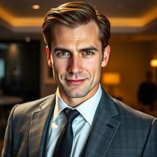 Portrait illustratif du personnage d'Andrew Winchester dans le livre la femme de m&eacute;nage de Freida McFadden