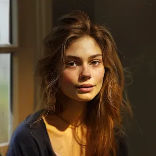 Portrait illustratif du personnage de la soeur de Louis dans la pièce de théâtre Juste la fin du monde de Jean-Luc Largace