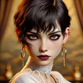 Portrait illustratif du personnage de Rose Alfieri dans le roman l'as de c&oelig;ur de Morgan Moncomble