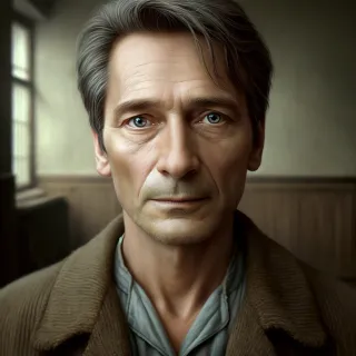 Portrait illustratif du personnage de Pavel dans le roman Le gar&ccedil;on en pyjama ray&eacute; de John Boyne