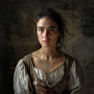 Portrait illustratif du personnage de Cléanthis dans l'île des esclaves de Marivaux