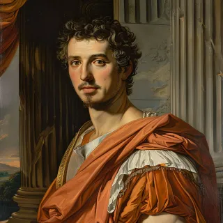 Portrait illustratif du personnage d'Iphicrate dans L'île des esclaves de Marivaux